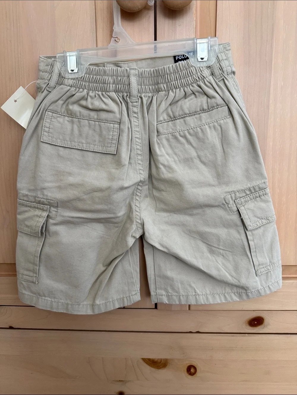 NWT 4T Ralph Lauren Polo Jeans Khaki Cargo Shorts